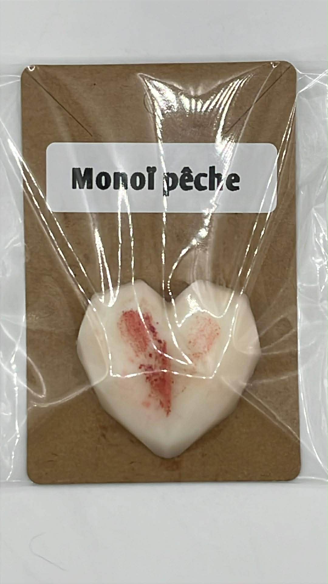 Fondant monoï et pêche