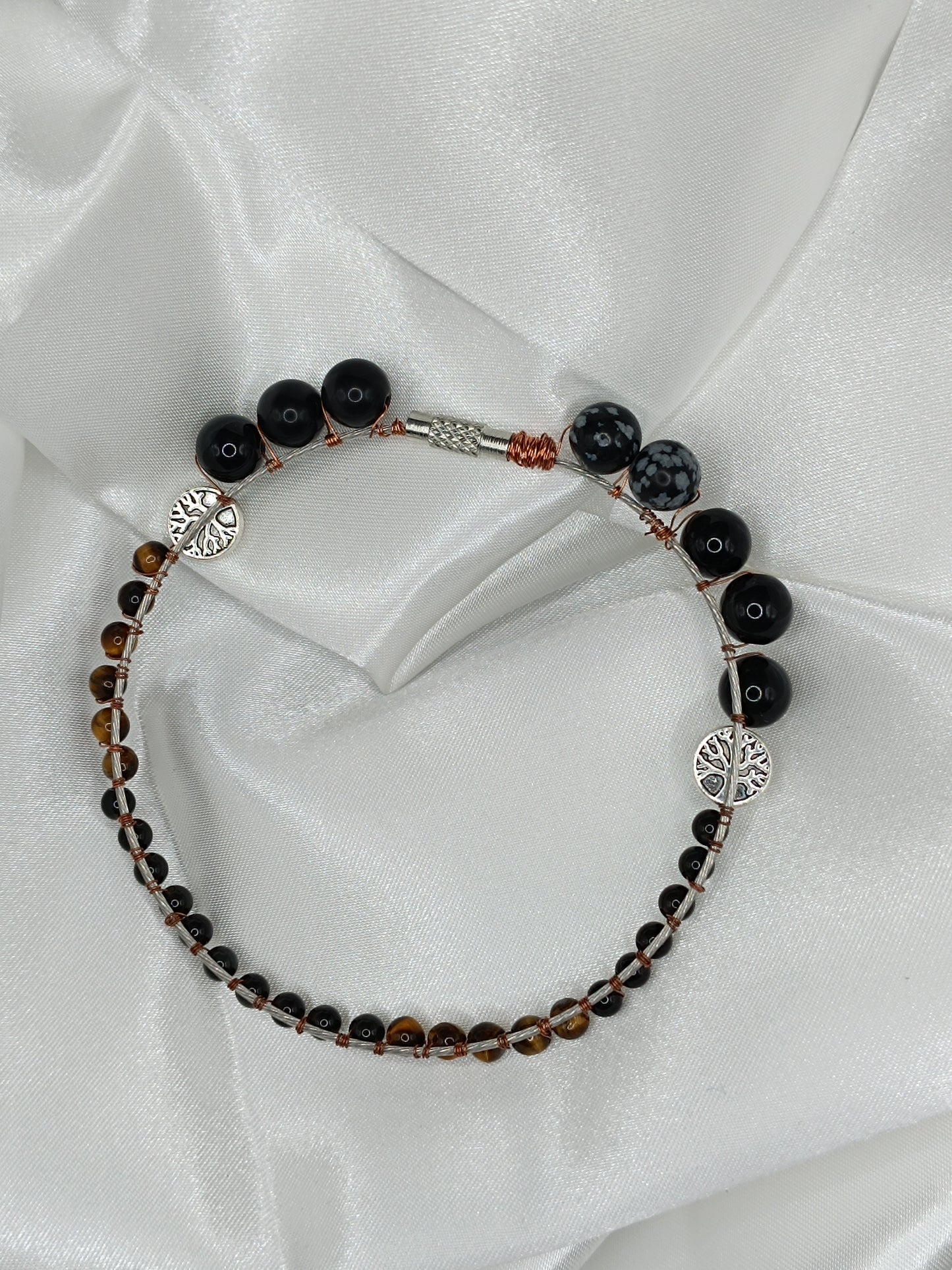 Oeil de tigre - obsidienne