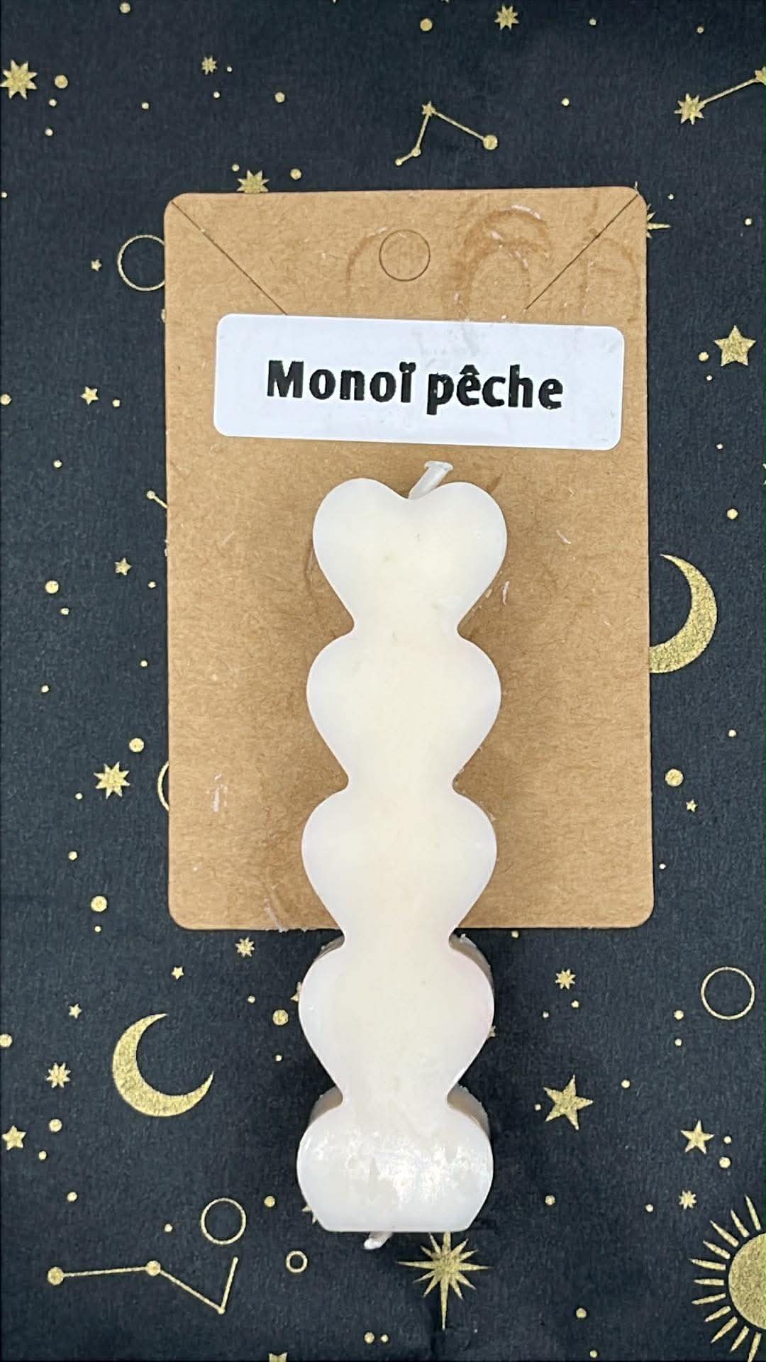 Bougie monoï pêche