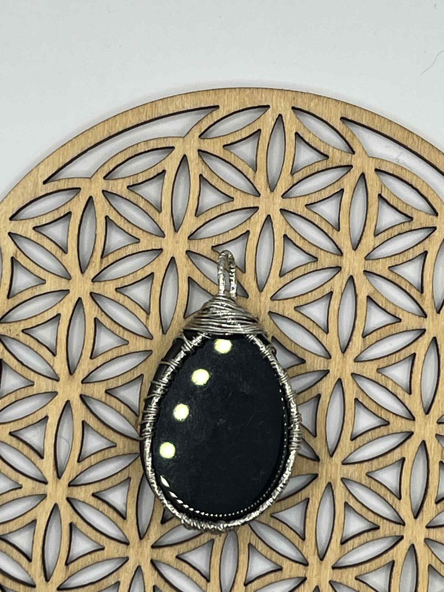 Arbre de Vie - Obsidienne Noire 4cm