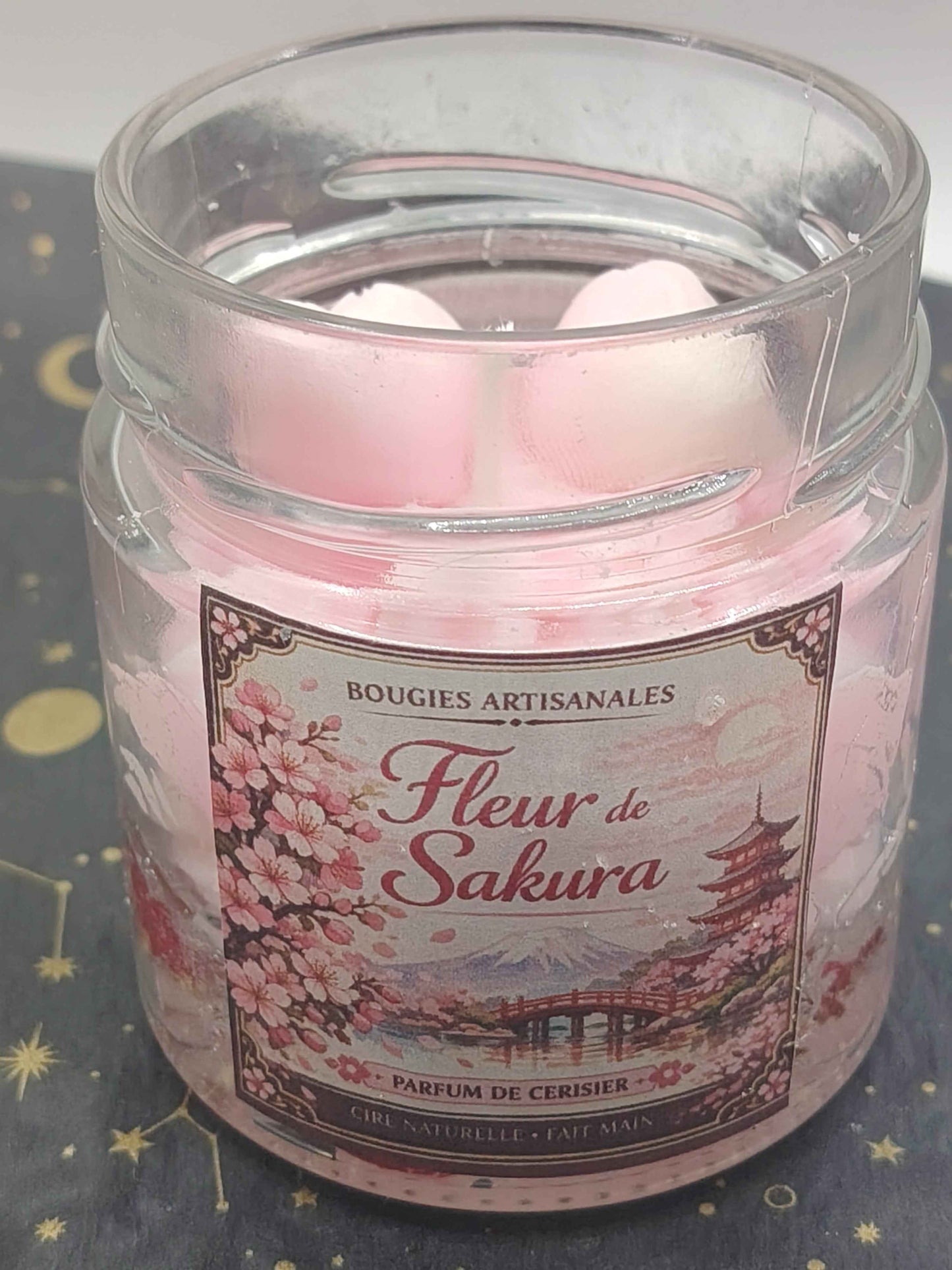 Bougie fleur de sakura