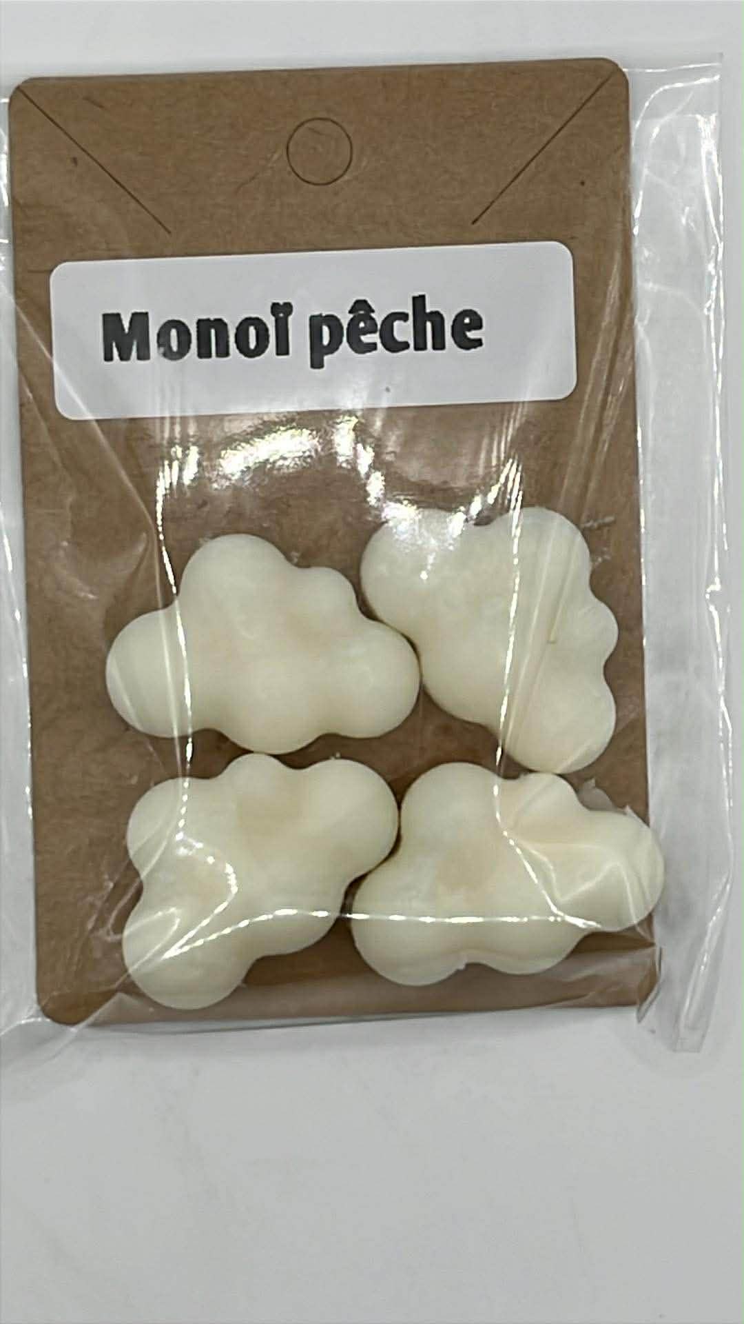 fondant monoï et pêche