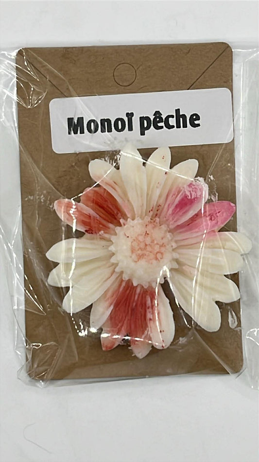 Fleur monoï et pêche