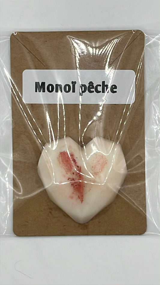 Fondant monoï et pêche