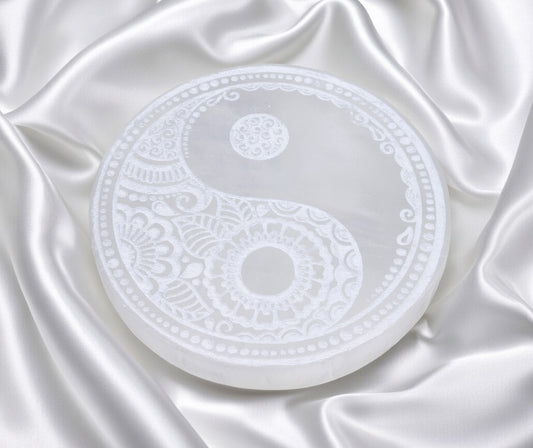 Plaque Sélénite Feng Shui 10cm