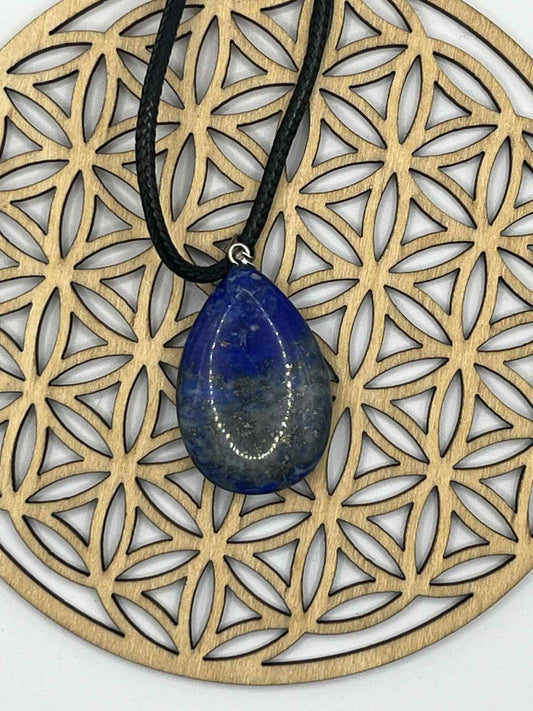 Collier  Larme Lapis Lazuli 3cm