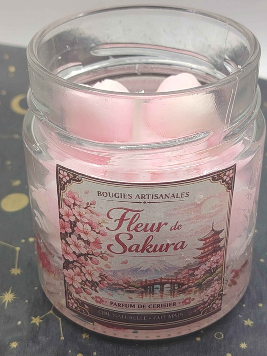 Bougie fleur de sakura